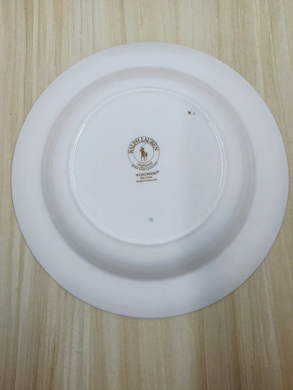 Wedgwood Ralph Lauren Highland Pattern Soup Bowl Red Green Tartan Rim England